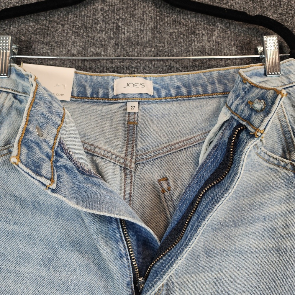 Joe's Jeans The Bowie Ideal High Rise Wide Leg Barrel Jeans Light Wash 27 NWT - Picture 3 of 12